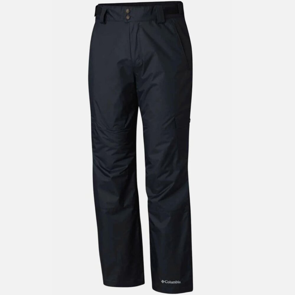 Columbia Large Mens Snow Gun Pants Black Ski